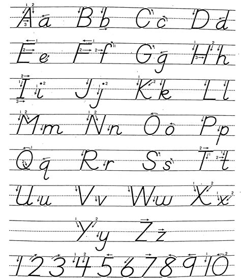 These printables are for kids of all ages and especially for beginner learners. Free Cursive Letters A-Z Pictures - Misc Free Preschool ...