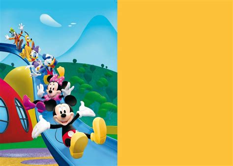 mickey mouse clubhouse digital invitation step