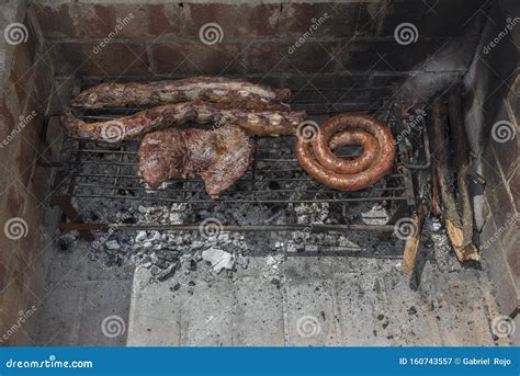 Ribs Roast Beef And Chorizos Stock Image Image Of Leaplusmn
