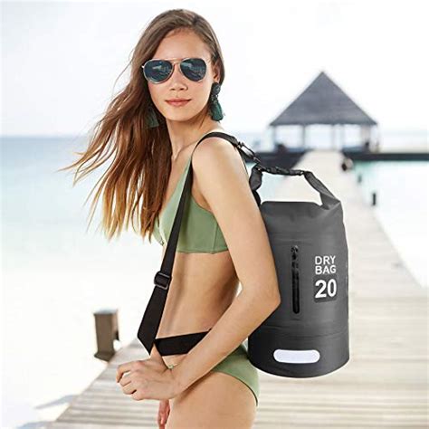 Arteesol Waterproof Dry Bag 5l10l 20l30l With Phone Case Double Shoulder Strap Lightweight
