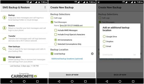 Backup Sms Text Messages On Android Restore Ubergizmo