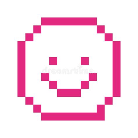 Pixel Happy Bear With T Bag8bit Chistmas Character Stock