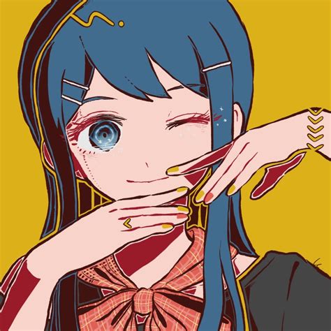 Safebooru 1girl Blue Eyes Blue Hair Closed Mouth Commentary Request