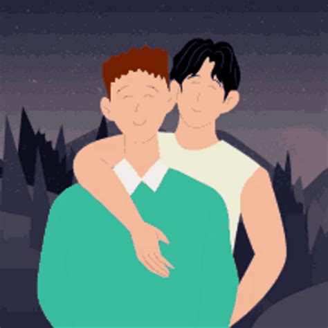 Animated Cute Couple Kiss Gay Love Wins Gif Gifdb Com