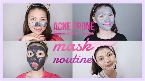 Update Weekly Mask Routine Acne Prone Youtube