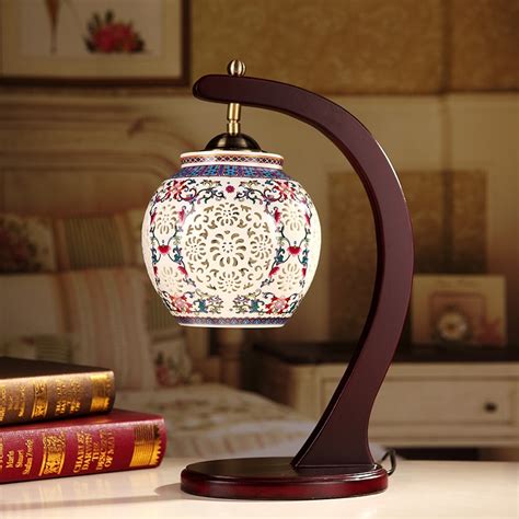 Chinese Hotel Desk Lamp Ceramic Table Lamp In Table Lamps From Lights