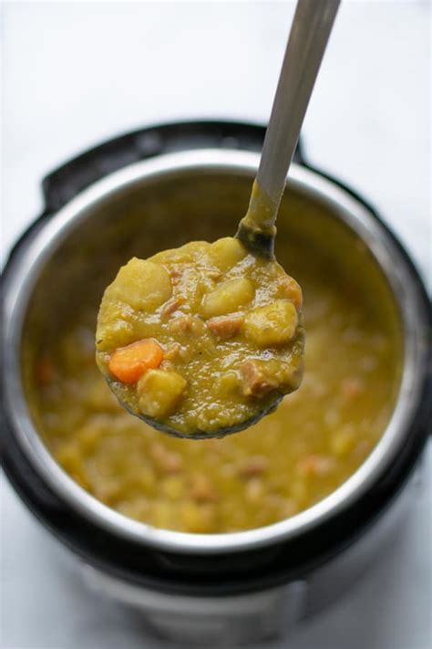 Easy Pressure Cooker Split Pea Soup With Ham The Schmidty Wife