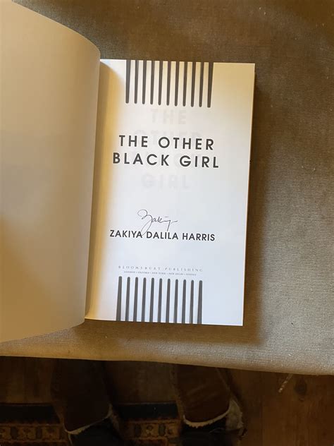 The Other Black Girl Signed Uk Hb 11 By Harris Zakiya Dalila Fine Hardcover 2021
