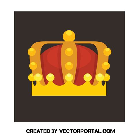 Golden Crown Icon Royalty Free Stock Svg Vector And Clip Art