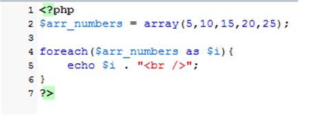 The dimension of an array indicates the number of indices you. PHP foreach loop | 2 ways to use it