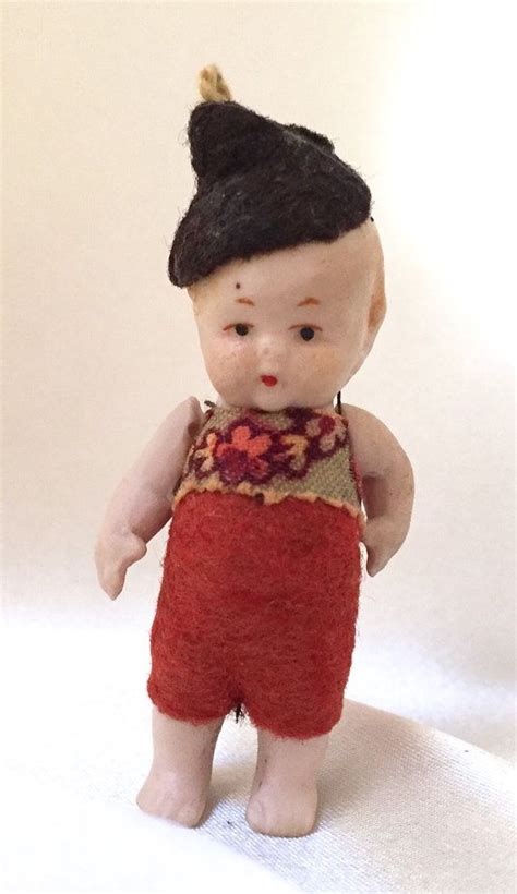 Antique Miniature German Hertwig Bisque Doll Etsy Bisque Doll