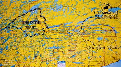 Hand Painted Map Of The Superior National Forest Vintage Minnesota Map North Shore