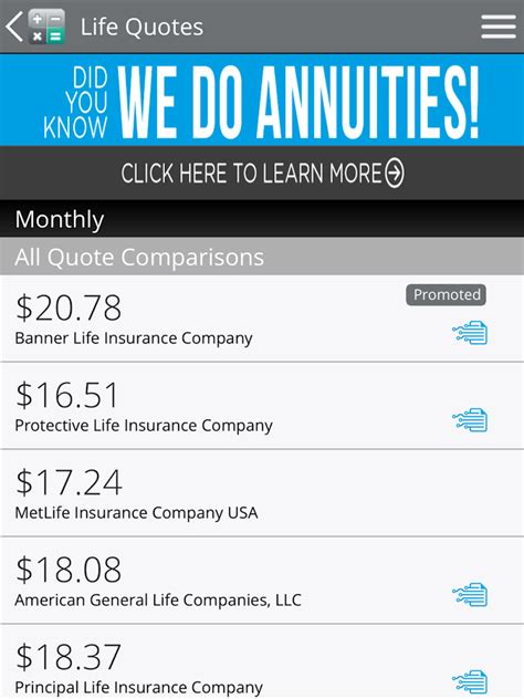 You can get a life insurance quote from the aig website, or by calling aig's quote hotline. Term Life Insurance Quotes - Android Apps on Google Play