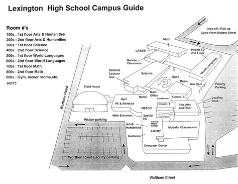 Campus Map Lexington High School