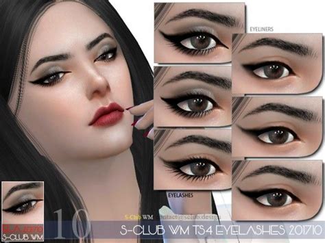 The Sims Resource Eyelashes 201710 By S Club Sims 4 Downloads Sims