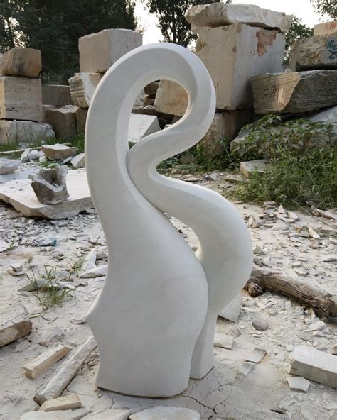 Stone Sculpture Abstract Outdoor Art Modern Stone Statue