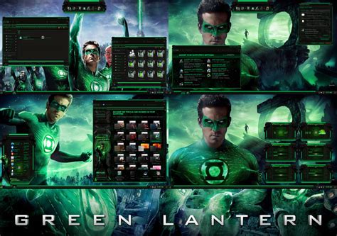 Green Lantern Premium Theme For Windows 11 By Protheme On Deviantart