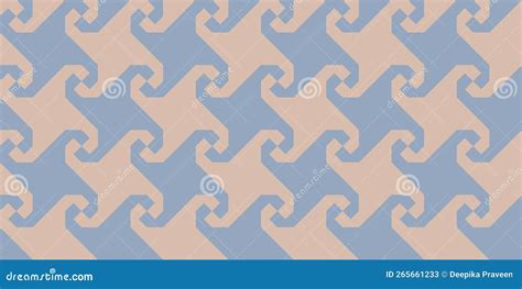 Japanese Style Geometric Tessellation Pattern Stock Vector