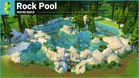 The Sims 4 House Building Rock Pool Underwater House Youtube