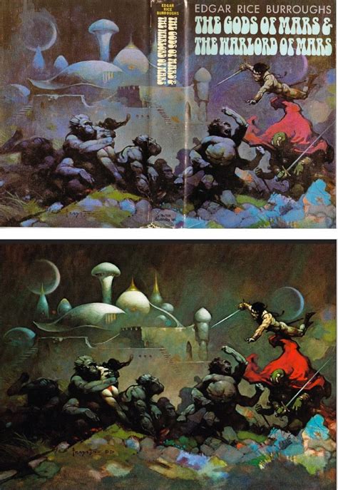 Frank Frazetta The Gods Of Mars And The Warlord Of Mars By Edgar Rice