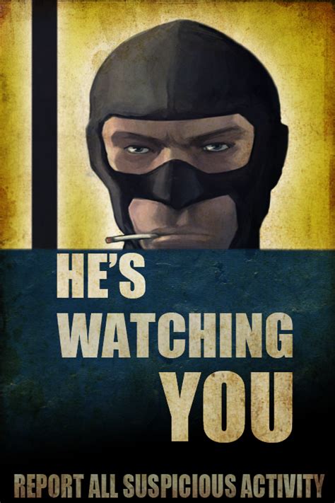 Team Fortress 2 Spy Propaganda By ~crusha King2 On Deviantart Video Game Posters Video Games