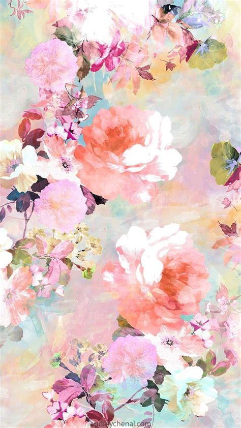 √ Floral Watercolor Background