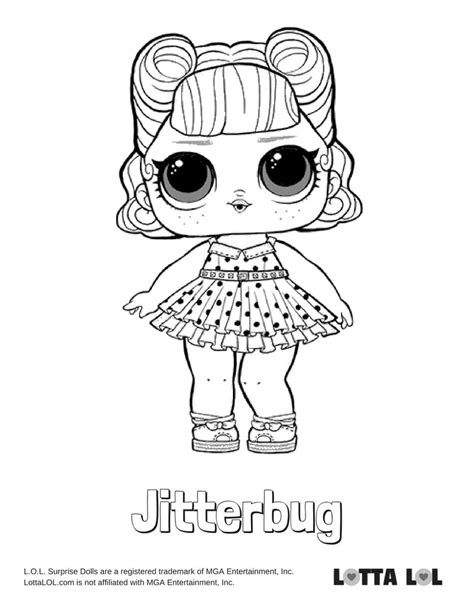 Some of the coloring page names are lol doll fancy baby ideas lol baby sister lol baby sister in words ideas lol baby sister lol baby sister in words lol drawing at explore collection. Jitterbug LOL Surprise Doll Coloring Page | Lotta LOL