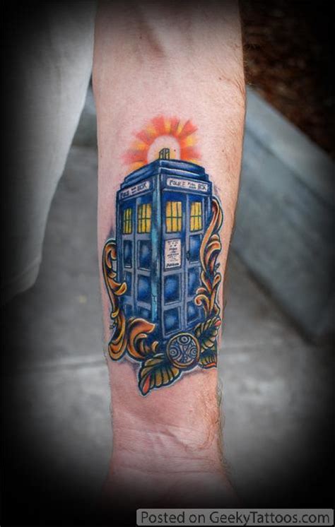 Fantastic Doctor Who Tardis Tattoo Pic Global Geek News