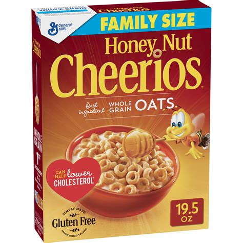 Honey Nut Cheerios Gluten Free Breakfast Cereal 195 Oz Brickseek