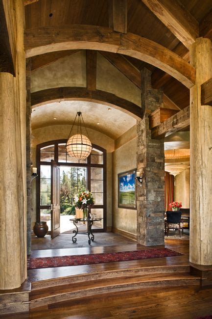 Beautiful Mountain Home Entryway Foyers And Entryways Mountain