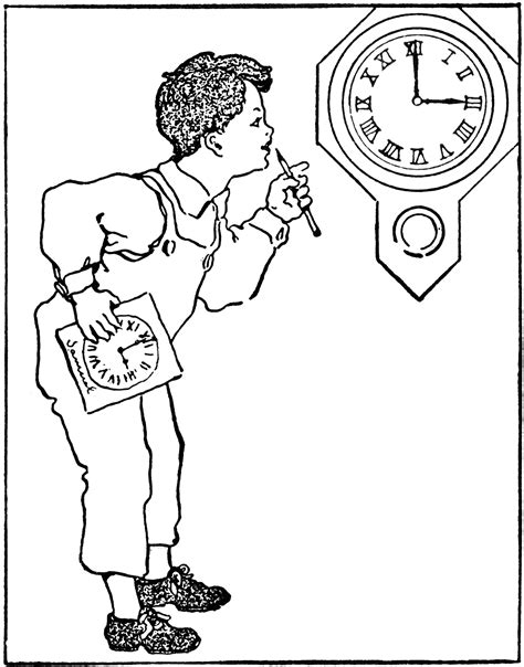 About pdt — pacific daylight time. Telling Time 3:00 Story Problem | ClipArt ETC