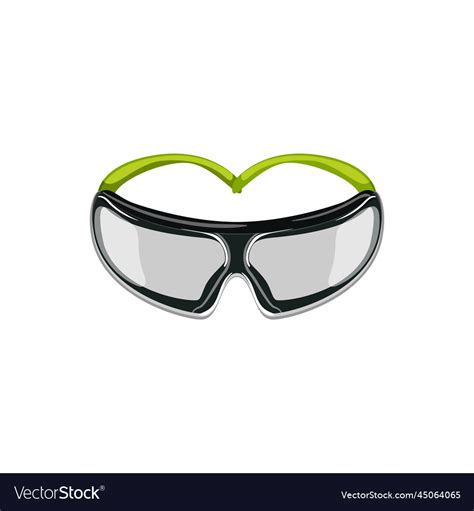Eye Safety Glasses Cartoon Royalty Free Vector Image