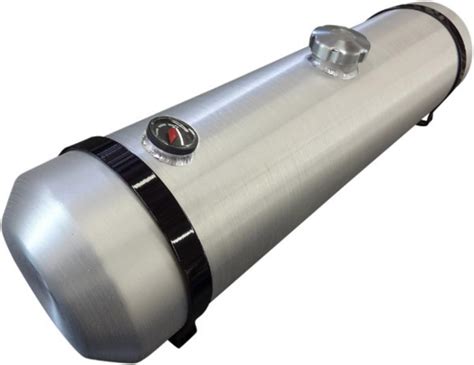 10x26 Center Fill Spun Aluminum Gas Tank Wsite Gauge 9