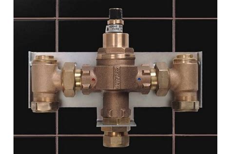 Horne 25 Thermostatic Mixing Valve With Wall Mount H25 12b