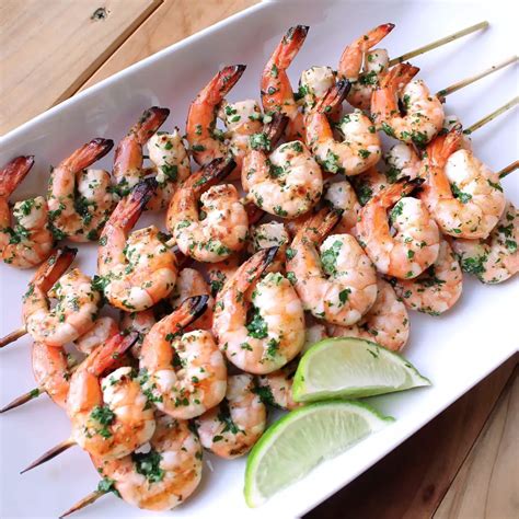 Grilled Shrimps With Garlic Grandma S Things