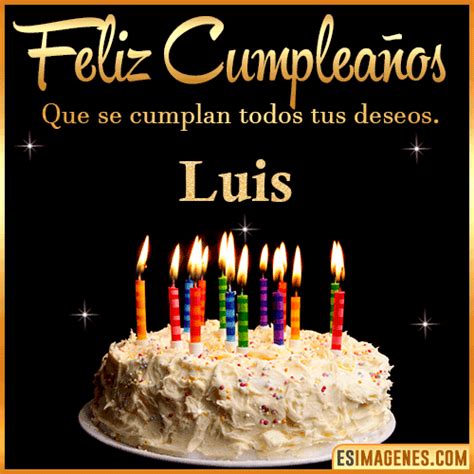 º‿º Feliz Cumpleaños Luis ️ 30 Tarjetas Y 