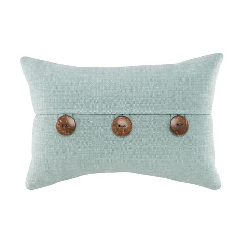 Mainstays Dynasty Oblong 3 Coconut Buttons Decorative Throw Pillow 14