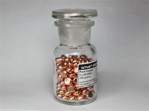 Copper 200g Melted Pellets Purity 99999