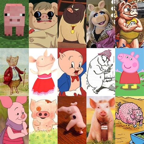 My Top 10 Favorite Fictional Pigs By Topcatmeeces97 On Deviantart