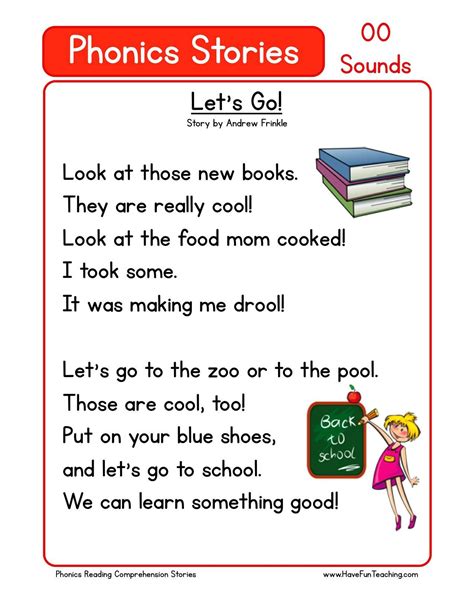 Phonics Reading Passages Teaching Reading Comprehension Reading