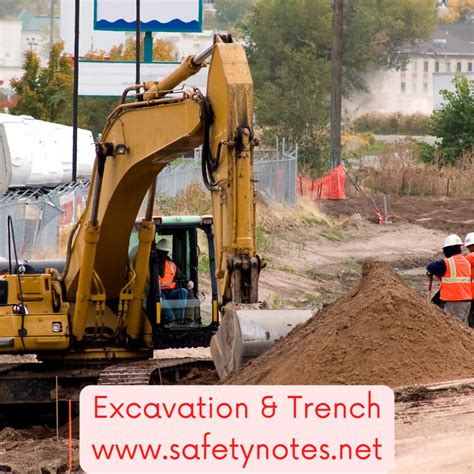 Excavation And Trench Hazard And Control Toolbox Talk