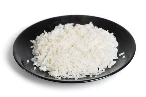 Plate Full Of Rice Stock Photo Image Of Rice Green 24681400