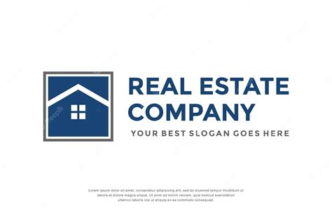 Premium Vector Simple Real Estate Logo Design Vector Template