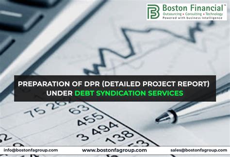 Preparation Of Dpr Detailed Project Report Under Debt Syndication