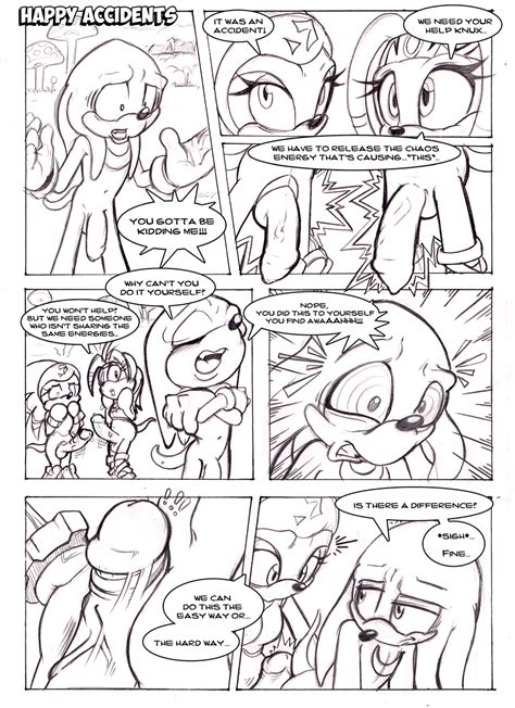 Knuckles And Tikal Comic Cumception