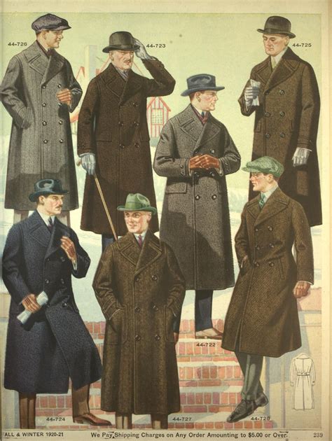 Eatons Fall And Winter Catalogue 1920 21 1920s Mens Fashion 1920s