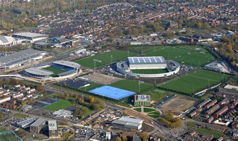 The new kit and training range are now available! Manchester City Football Academy Stadium - StadiumDB.com