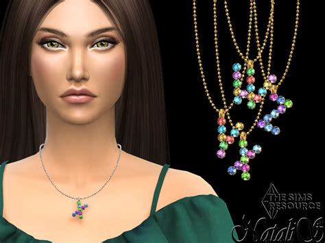 Letter Wxyz Multicolor Pendant Set By Natalis At Tsr Sims 4 Updates
