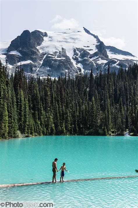 Middle Joffre Lakes Provincial Park In British Columbia Canada