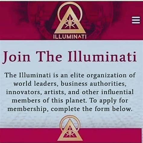 Join The Illuminati Brotherhood For Wealth Security Fame And Powers